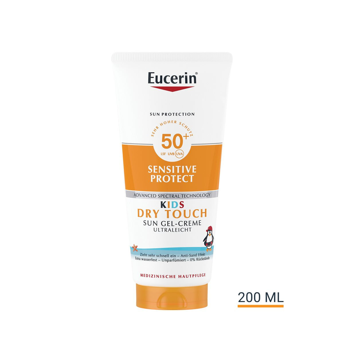 Eucerin Sensitive Protect Kids Sun Gel-Creme LSF 50+ 200 ml