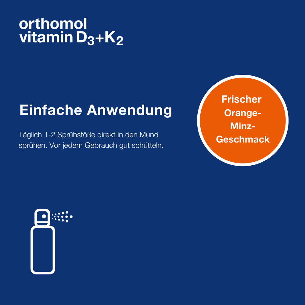 Orthomol Vitamin D3+K2 Spray 20 ml
