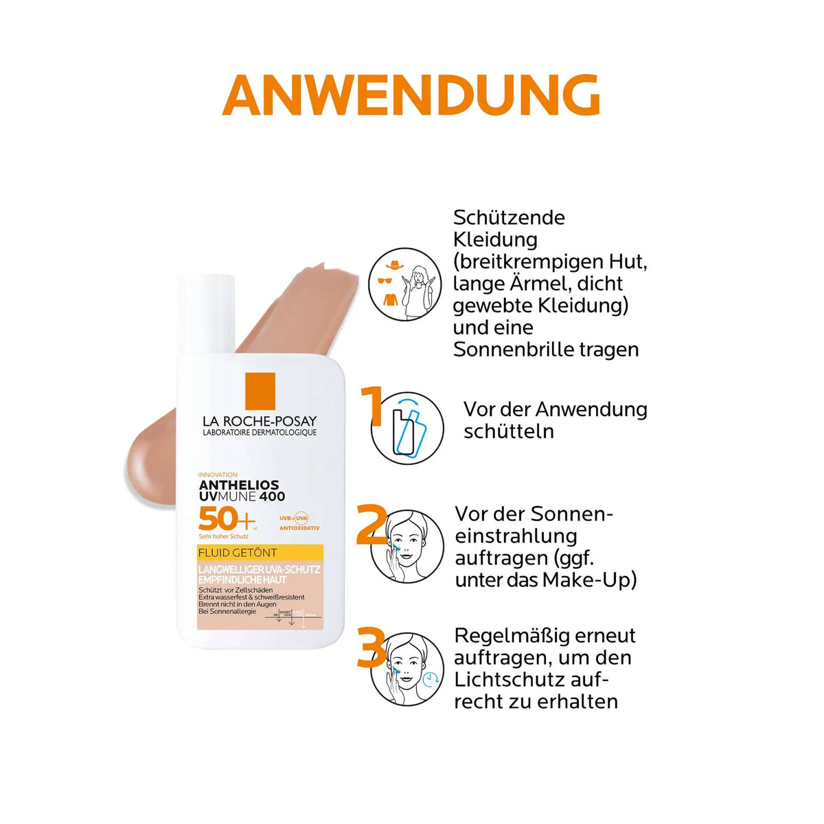 La Roche-Posay Anthelios UVMune 400 Invisible Fluid getönt LSF 50+