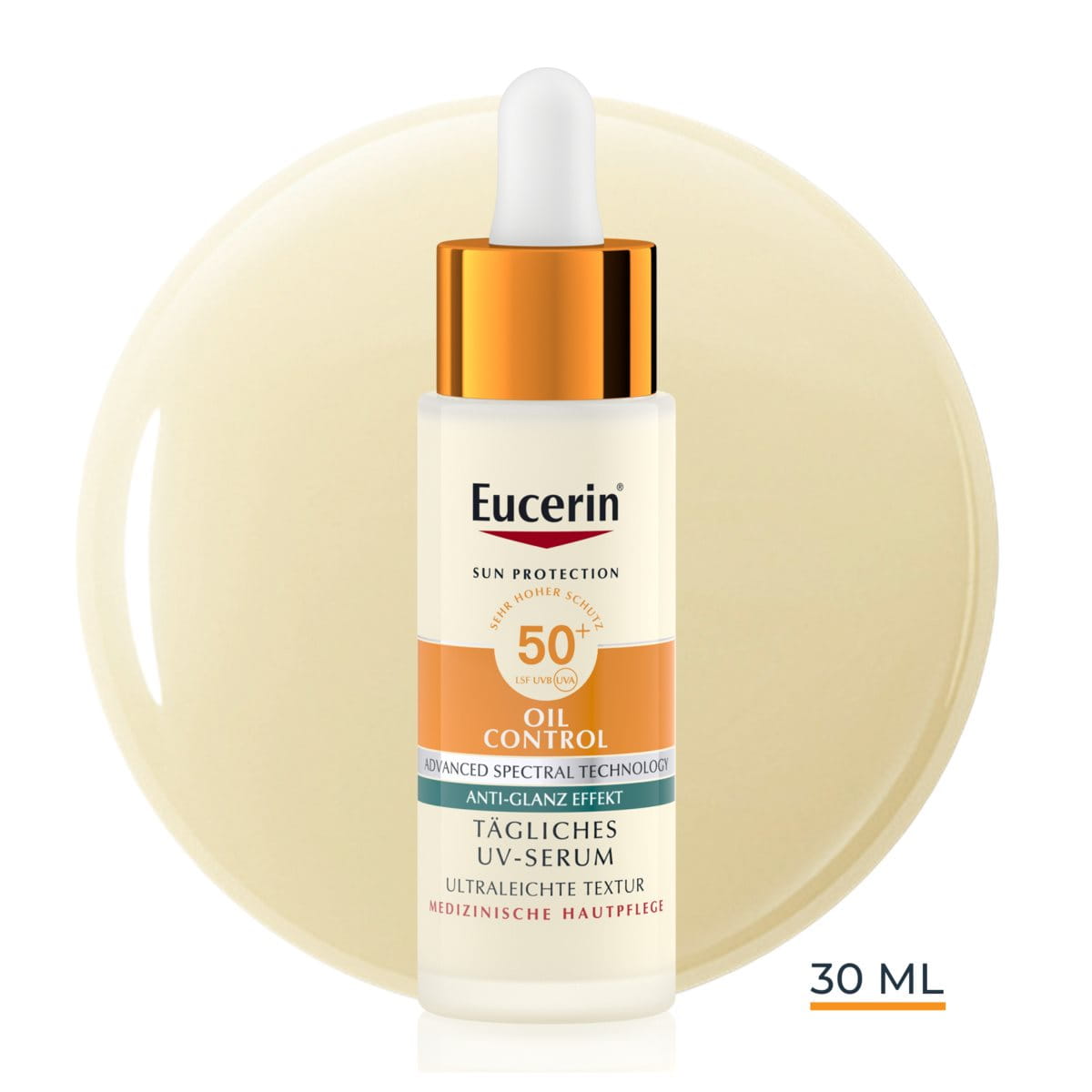Eucerin Oil Control Face Sun UV-Serum LSF 50+ 30 ml