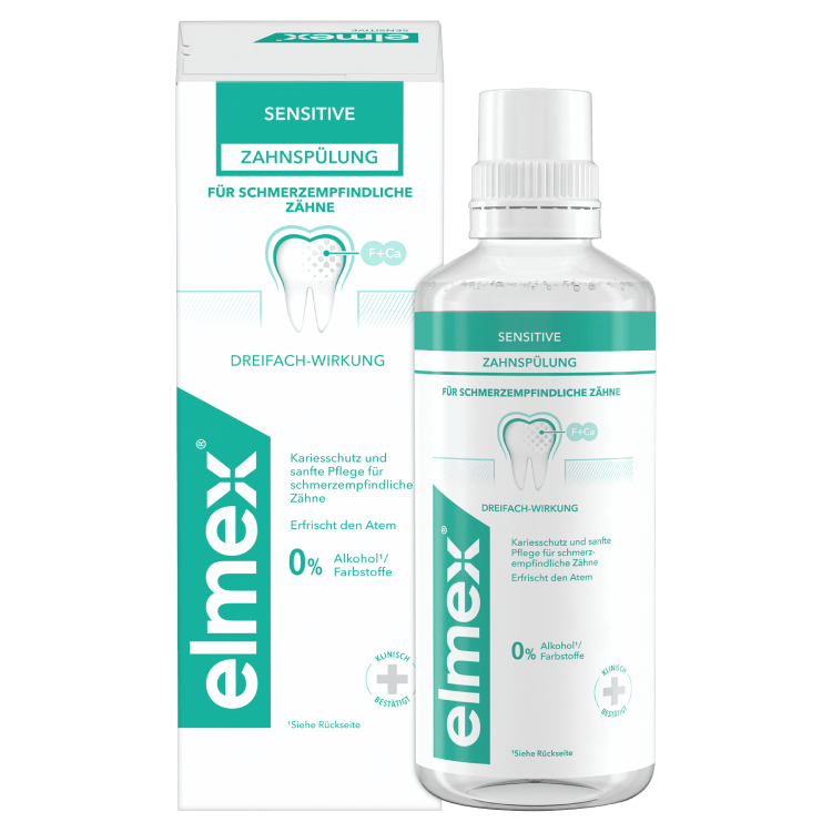 elmex Sensitive Zahnspülung 400 ml | غسول فم للأسنان الحساسة