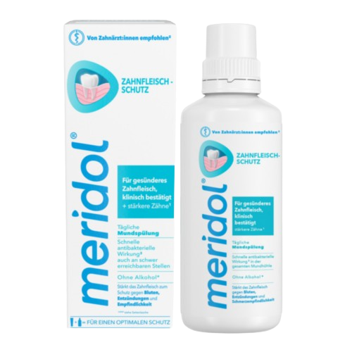 meridol Zahnfleischschutz Mundspülung 400 ml | دهان‌شویه مراقبت لثه مریدول