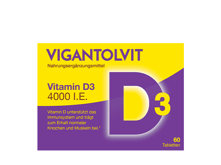 Vigantolvit Vitamin D3 4000 I.E. Tabletten 60 Stück