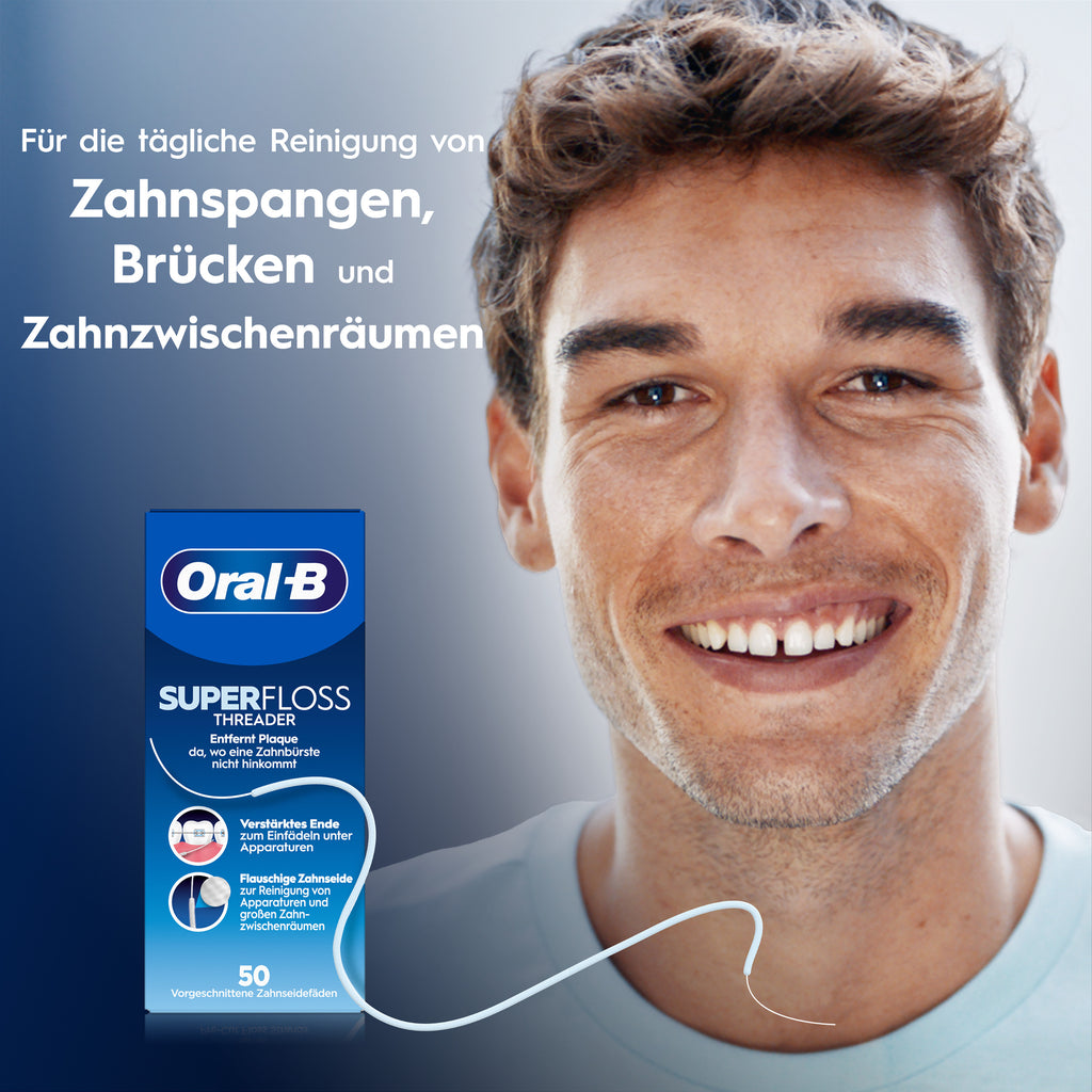 Oral-B Superfloss Zahnseide 50 Fäden