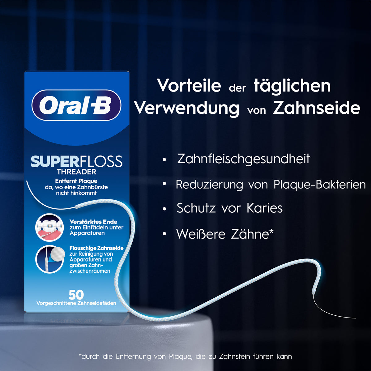Oral-B Superfloss Zahnseide 50 Fäden