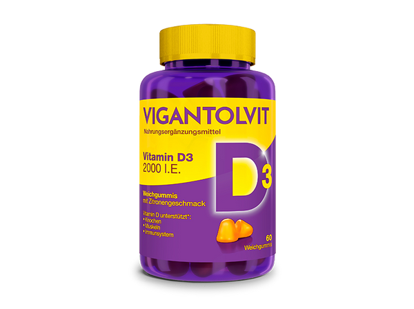 Vigantolvit Vitamin D3 2000 I.E. Weichgummis 60 Stück