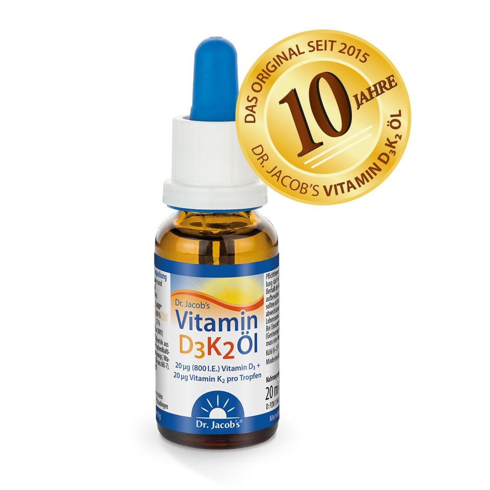 Dr. Jacob's Vitamin D3K2 Öl Tropfen