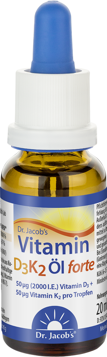 Dr. Jacob's Vitamin D3K2 Öl forte 2000 I.E. 20 ml