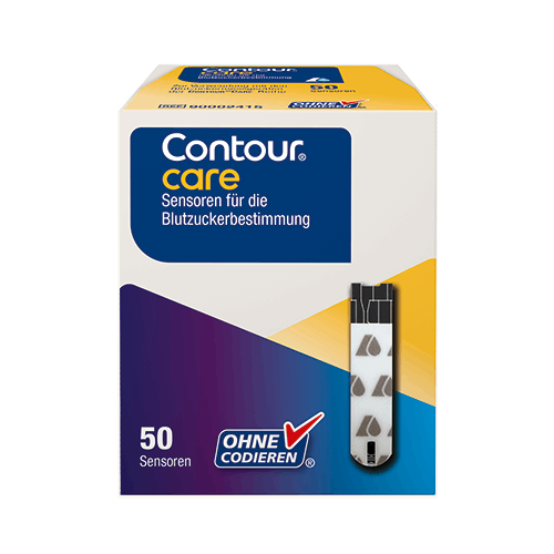 CONTOUR CARE Sensoren Blutzucker-Teststreifen 50 Stück