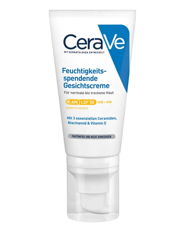 CeraVe Feuchtigkeitsspendende Gesichtscreme LSF 50 52 ml