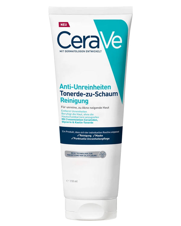 CeraVe Tonerde-zu-Schaum-Reinigung 118 ml
