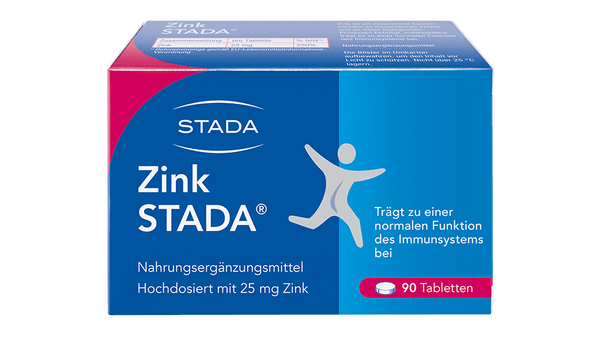 Zink STADA 25 mg Zinkcitrat 90 Tabletten