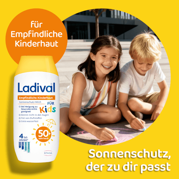 Ladival Empfindliche Kinderhaut Sonnenschutz-Milch LSF 50+
